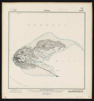 Messtischblatt [2306] = 914/1010/1011 : Borkum, 1927 : Messtischblatt [2306] = 914/1010/1011 : Borkum. - Aufn. 1913, einz. Nachtr. 1927. - [Berlin] : Reichsamt für Landesaufnahme, 1927. - 1 Kt. : zweifarb. - Ohne Gitternetz. - Ohne Planzeiger. - Ohne Zeichenerklärung