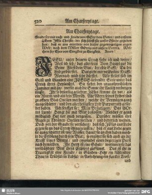Am Charfreytage