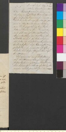 Brief von Bethmann, Simon Moritz an Goethe, Johann Wolfgang von