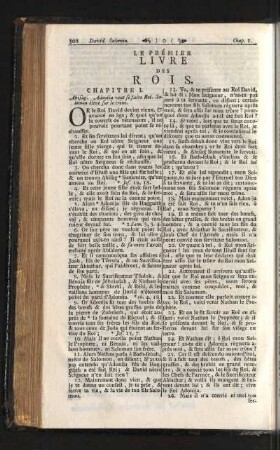 Le Prémier Livre Des Rois