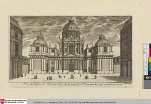 Le Grand Marot, Bl. 149: Face de l'Eglise des Minimes batie du viuant du Sr. Mansart Iusques au premier ordre