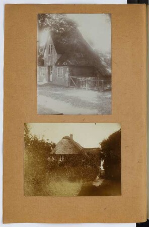 Bauernhäuser, Nieblum-Goting: Ansichten (aus: Skizzen- und Fotoalbum 27)