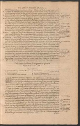De Rerum divisione, & acquirendo ipsarum Dominio. Titulus I.