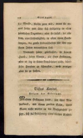 Eilftes Kapitel. Folgen der Eifersucht.