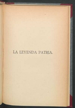 La leyenda patria