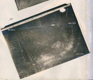 Foto des Geländes um und östlich der "Kolonie Liévin-Ost" (Luftbild)