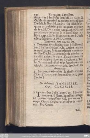 De Adverbio Tantisper. Cap. CLXXXIII.