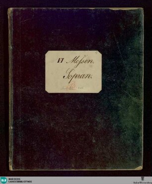 6 Masses - Don Mus.Ms. 1400 : V (4), orch, org