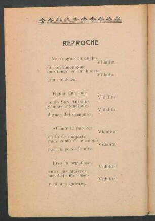 Reproche