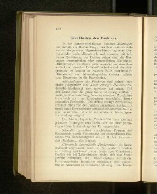Krankheiten des Pankreas.