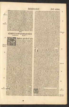 Epistola beati Pauli apostoli ad Ephesios.