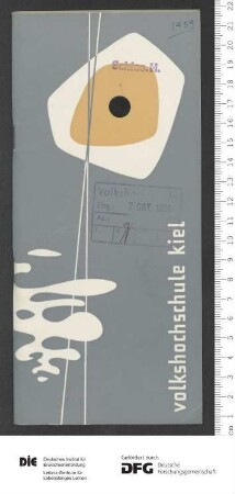 Programm 3. Trimester 1959
