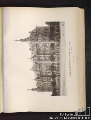 Serie I. No. 38. Wohnhaus am Nollendorfplatz No. 1. Berlin.
