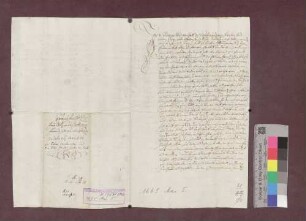 Franz Speri von Ebringen und die Herrschaft von Ebringen (Kloster St. Gallen) tauschen zwei Gärten gegeneinander aus.