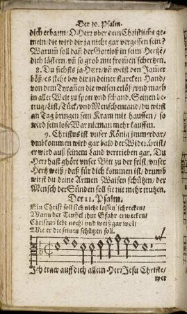 Der 11. Psalm. - Der 20. Psalm.