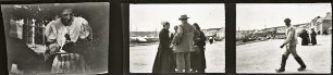 Kodak-Filmstreifen mit zwei Fotos (aus der Bretagne) und einem Einzelfoto (unbekannter Aufnahmeort)