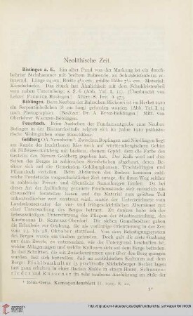 Neolithische Zeit
