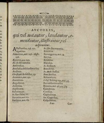 Autores, qui vel notantur ...