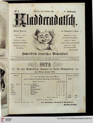Hefte 5-9, Februar 1852