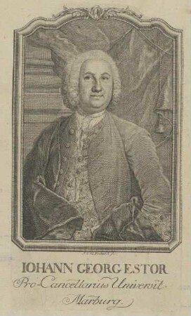 Bildnis des Iohann Georg Estor