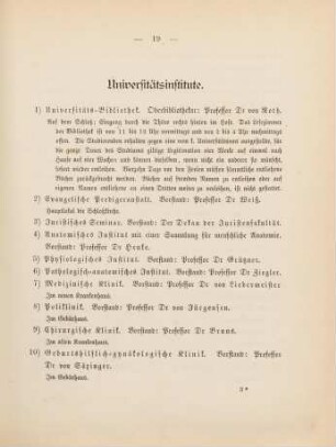 19-22, Universitätsinstitute