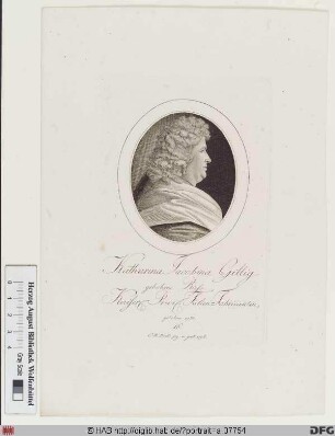 Bildnis Catharina Jacobina Gillig, geb. Riess