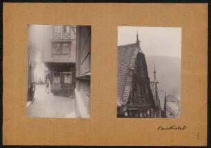 Bernkastel. Giebel, Bernkastel: Ansichten (aus: Skizzen- und Fotoalbum 19)