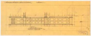 Warenhaus Wertheim, Rosenthaler Straße/Sophienstraße, Berlin 3. Bauabschnitt: Saal 2.OG: Wandansicht, 1:25