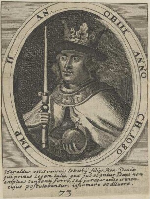Bildnis des Haraldus VII.