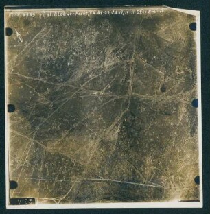 Foto des Geländes südlich von Blauwe-Poort südlich von Ypern (Luftbild)
