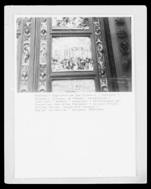 Paradiestür — Alttestamentarische Szenen — Josephsszenen