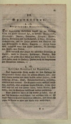 III. Byzantiner