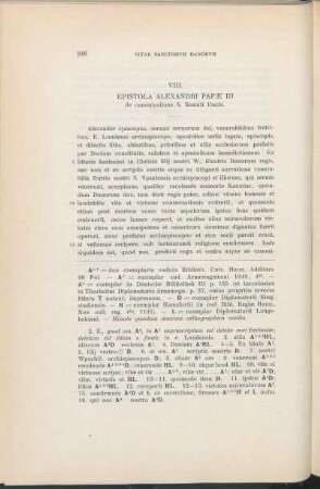VIII. Epistola Alexandri Papæ III de canonizatione S. Kanuti Ducis.