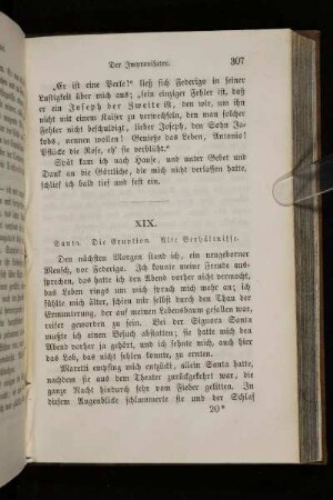 XIX. Santa. Die Eruption. Alte Verhältnisse.