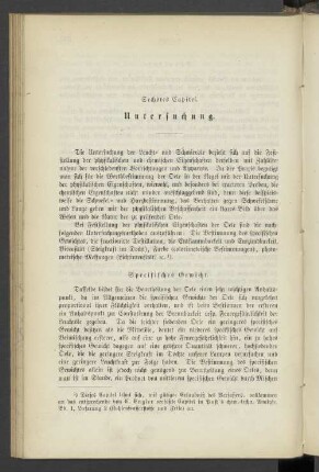 Sechstes Capitel. Untersuchung