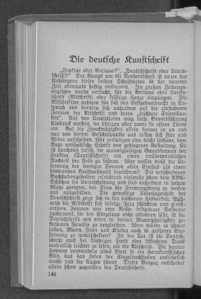 Die deutsche Kunstschrift