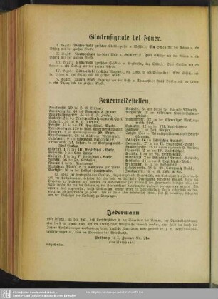 Feuermeldestellen