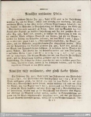 Römischer verdünnter Pfeiler