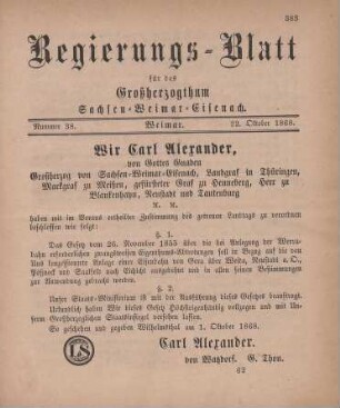 Nr. 38 : 22. Oktober 1868