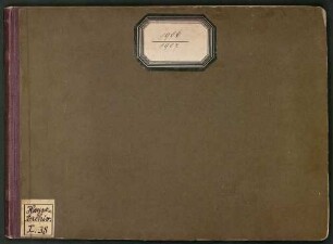 Paul Heyse (1830-1914) Nachlass: Bleistiftzeichnungen 1906 - 1907 - BSB Heyse-Archiv I.38