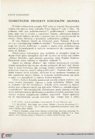 6: Teoretyczne projekty kościołów Aignera