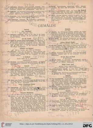 Gemälde (Nr. 351-399)