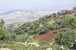 Moulay Idriss - Berglandschaft : Landschaft im Hohen Atlasgebirge bei Moulay Idriss, aufgenommen am 30. Oktober 2010