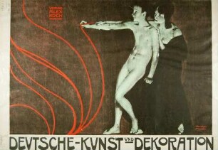 Plakat: Deutsche Kunst und Dekoration - Illustrierte Monatshefte für Jedermann