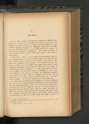 Les Rites.