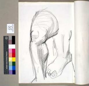 Beinstudie (Detailstudie zur Auferstehung)