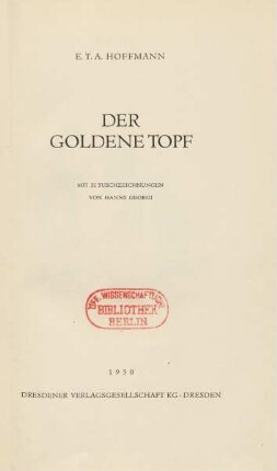 Der goldene Topf
