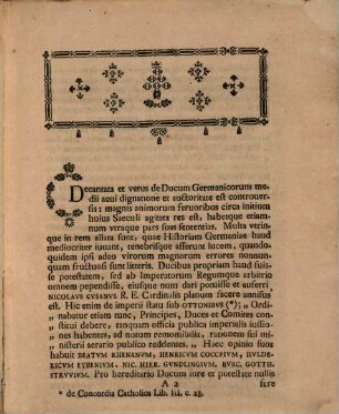 Avspiciis Serenissimi Ac Potentissimi Principis Et Domini Domini Friderici II Landgravii Hassiae Rel. Ad Avdiendas Orationes Virorvm Noblissimorvm Ac Doctissimorvm Christiani Lvdovici Weber Verna Hassi, Georgii Gvilielmi Schindewolf Niederhona Hassi, Ioannis Christophori Rechberg Hersfeldia-Hassi, Ioannis Georgii Wagner Witzenhvsa-Hassi Die XIV Sept. Anno MDCCLXXI Hora X Magnificum Prorectorem ... Ea, Qva Decet, Observantia Invitat Mich. Conr. Cvrtivs, Sereniss. Hass. Landgr. A Consil. Histor. Eloqv. Et Poes. Prof. Pvbl. Ordin. : Dispvtantvr Nonnvlla De Dvcvm Medii Aevi Electione A Proceribvs Provinciae Svae Facta