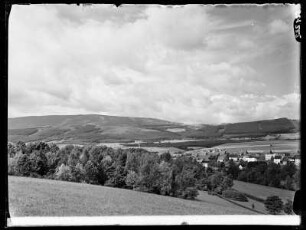 Habelschwerdt: Blick von Floriansberg z. Heidelberg