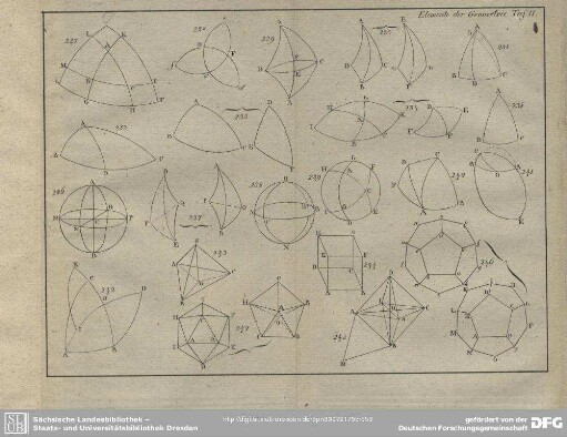 Elemente der Geometrie. Taf: 11.